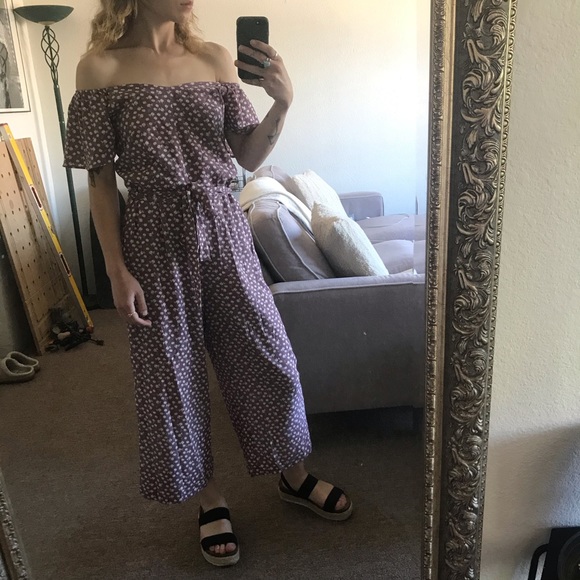 Floral Jumpsuit Dress in Lilac - Monteau - Picture 7 of 13